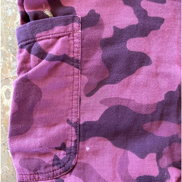 Sundance | Women’s merlot wine colored utility jogger pants, button front, sz S - Picture 11 of 15